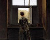 卡斯帕尔 大卫 弗里德里希 : Woman At A Window